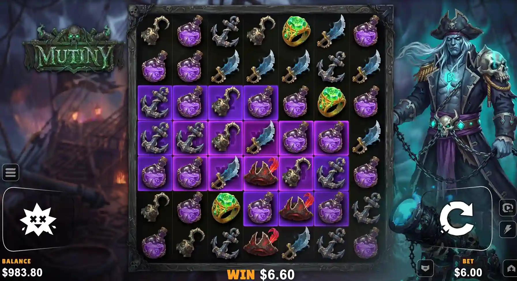 Mutiny Slot Overview